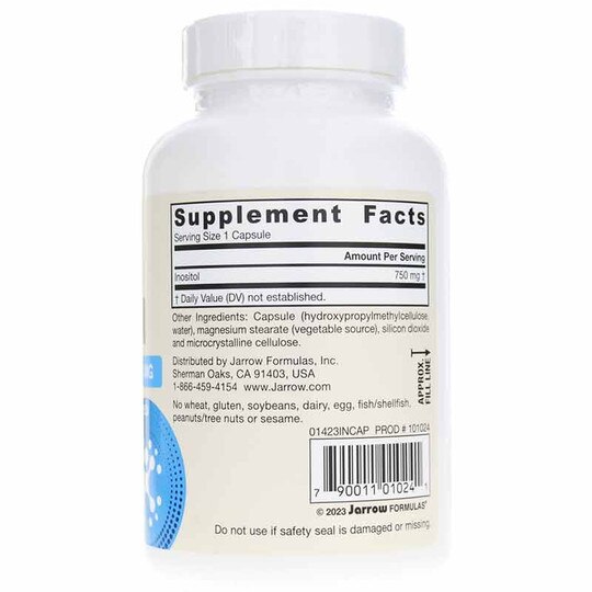 Inositol 750 mg , 100 Veg Capsules, JRF