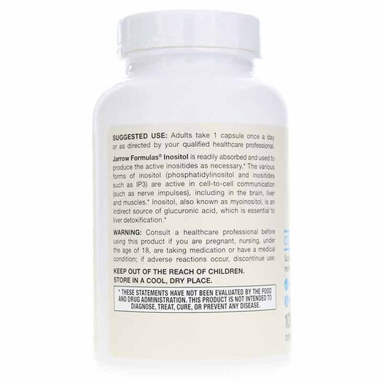 Inositol 750 mg , 100 Veg Capsules, JRF