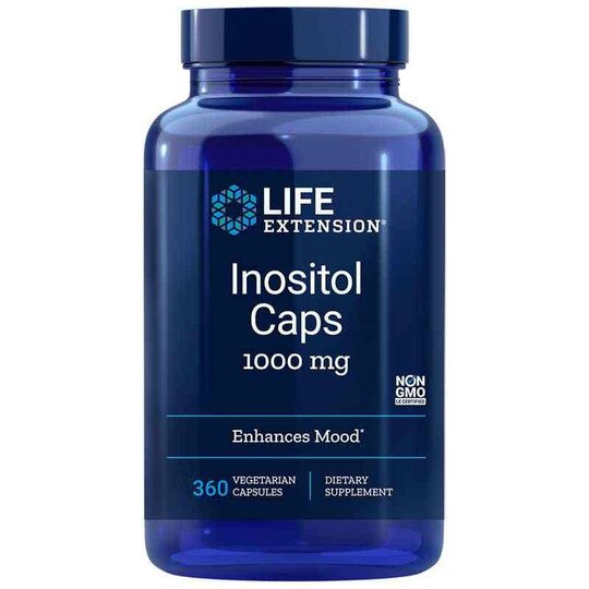 Inositol Caps 1000 Mg, 360 Veg Capsules, LFE