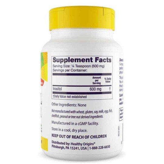 Inositol Powder, 16 Oz, HLO
