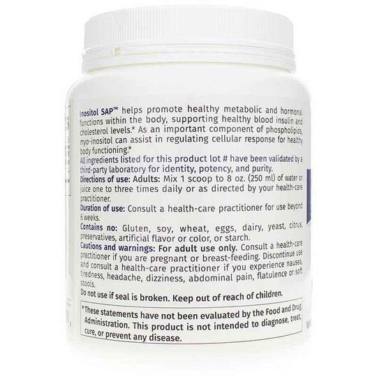 Inositol SAP, 500 Grams, NFH