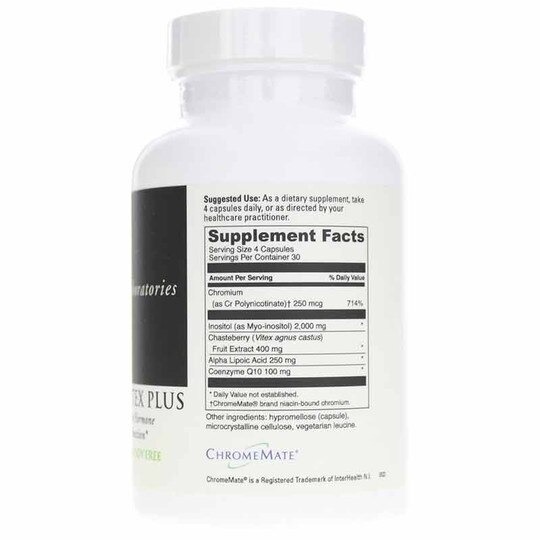 Inositol + Vitex Plus, 120 Capsules, DL