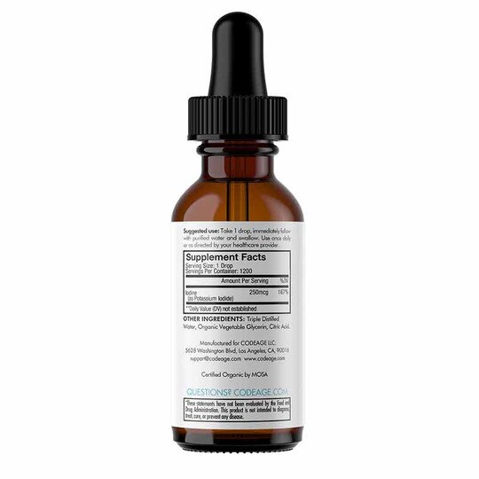 Iodine + Organic, 2 Oz, CDE