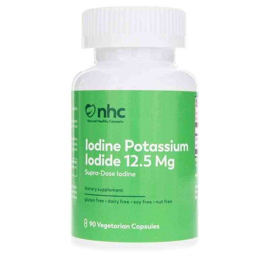 Iodine Potassium Iodide, 90 Veg Capsules, NHC