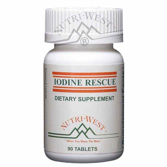 Iodine Rescue, 90 Tablets, NWE