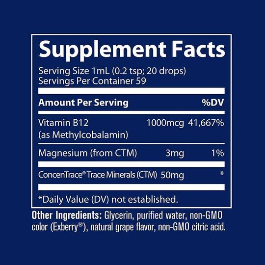 Ionic B12 1000 Mcg, 2 Oz, TMR
