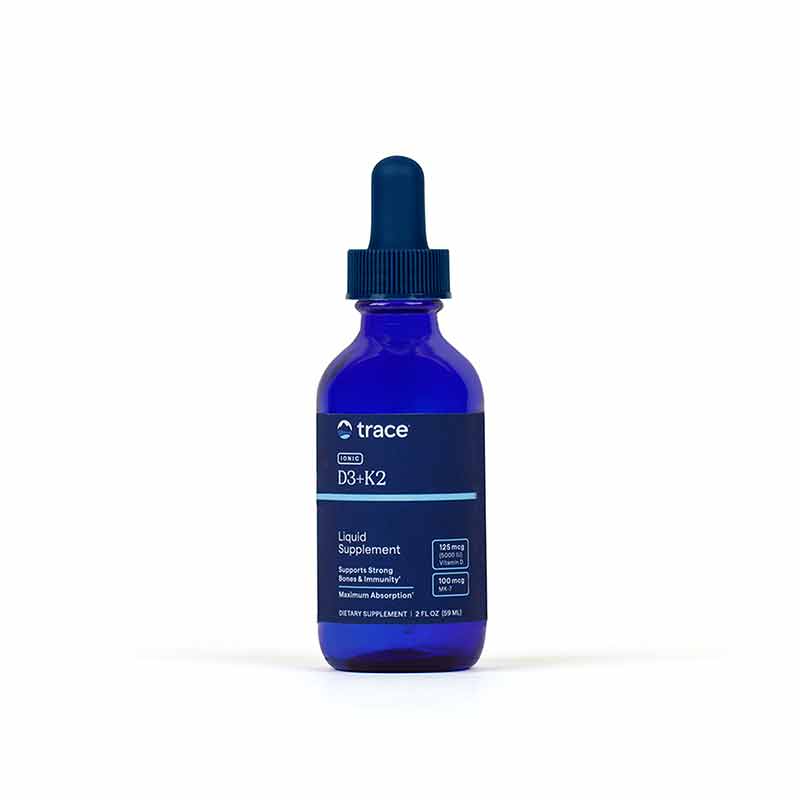 Ionic D3 + K2, Trace Minerals Research