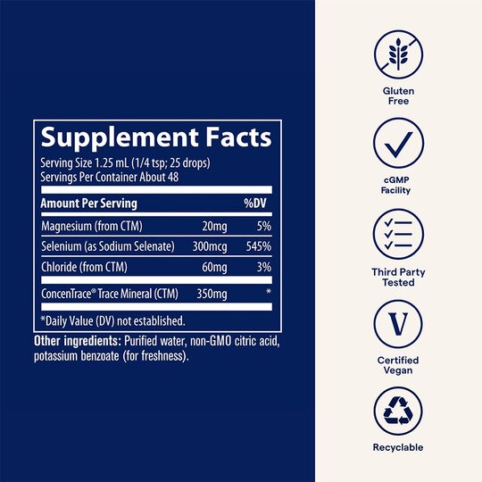 Ionic Selenium 300 Mcg, 2 Oz, TMR
