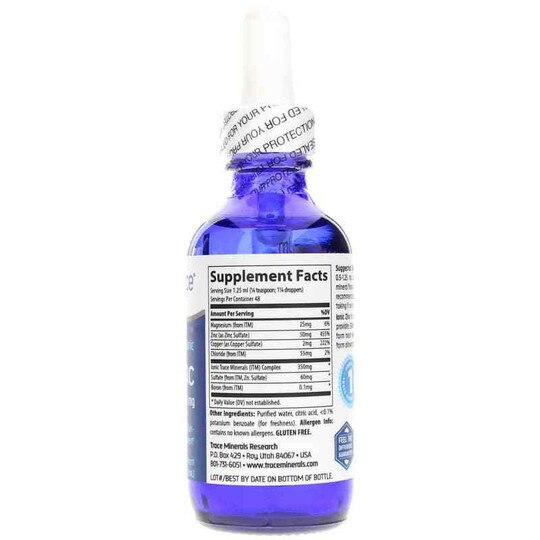 Ionic Zinc 50 Mg, 2 Oz, TMR