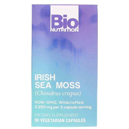 Irish Sea Moss, 90 Veg Capsules, BNU