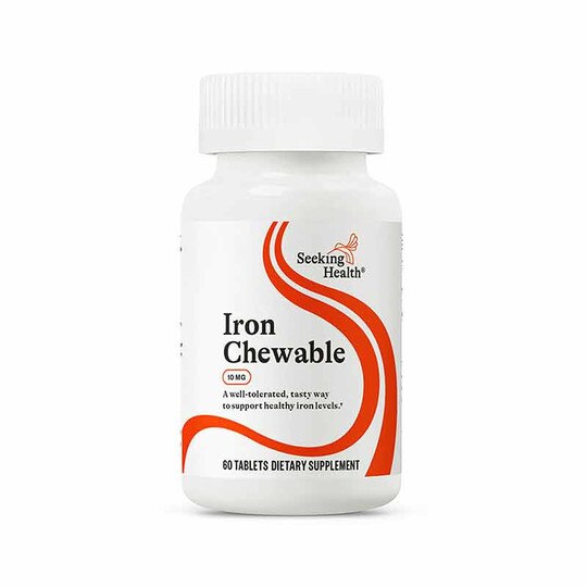 Iron Chewable, 60 Chewable Tablets, SKH