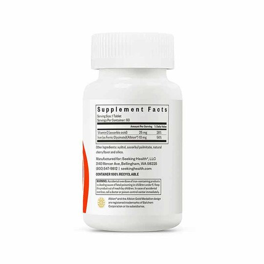 Iron Chewable, 60 Chewable Tablets, SKH