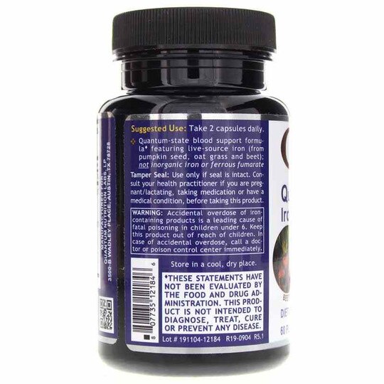 Iron Support, 60 Veg Capsules, QNL