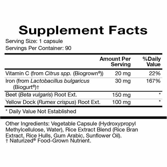 Iron Synergy, 90 Capsules, NHP