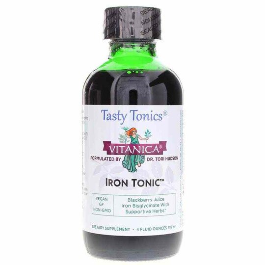 Iron Tonic Blackberry, 4 Oz, VTA