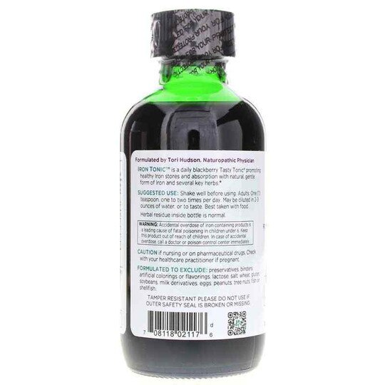 Iron Tonic Blackberry, 4 Oz, VTA