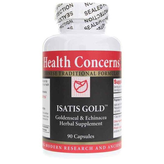 Isatis Gold Goldenseal & Echinacea, 90 Capsules, HLC