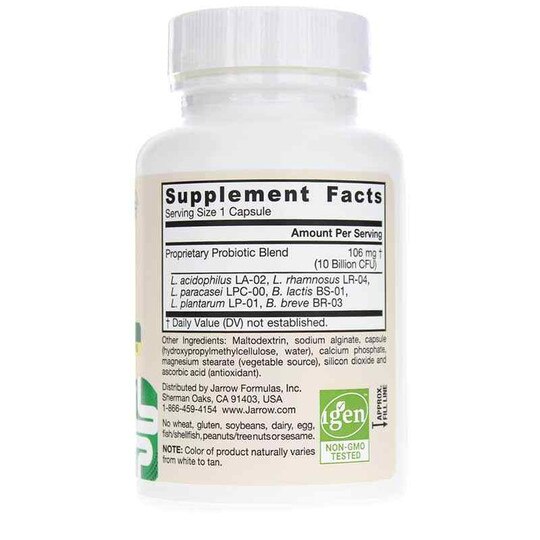 Jarro-Dophilus AF Allergen Free 10 Billion, 60 Capsules, JRF