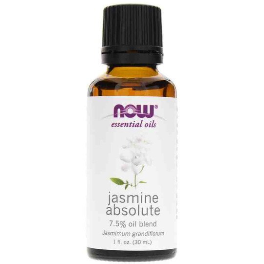 Jasmine Absolute 7.5% Essential Oil Blend, 1 Oz, NOW