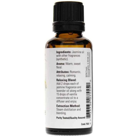 Jasmine Fragrance Oil, 1 Oz, NOW