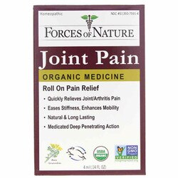 Forces of Nature Muscle Pain, Organic, Roller On, Hypericum Perforatum - 0.14 oz