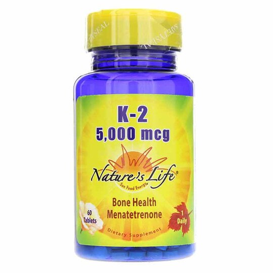 K-2 5,000 Mcg, 60 Tablets, NTL