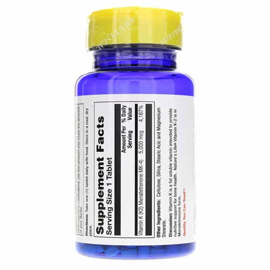 K-2 5,000 Mcg, 60 Tablets, NTL