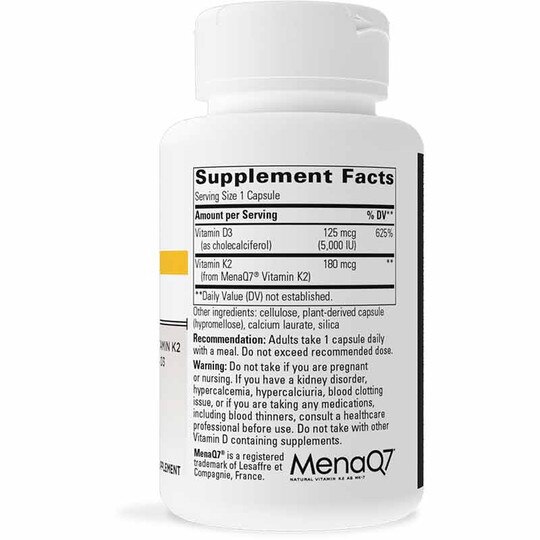 K2 + D3, 60 Capsules, INT