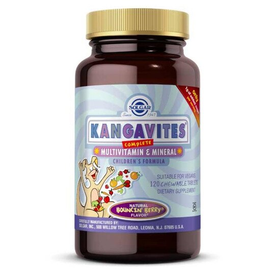 Kangavites Multivitamin & Mineral Formula, 120 Chewable, SLG