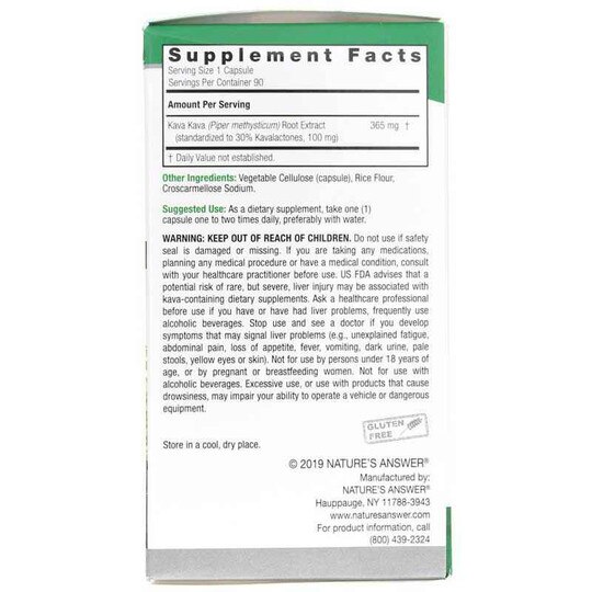 Kava-6, 90 Veg Capsules, NAN