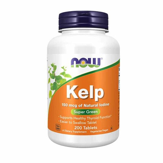 Kelp Tablets 150 Mcg of Natural Iodine, 200 Tablets, NOW