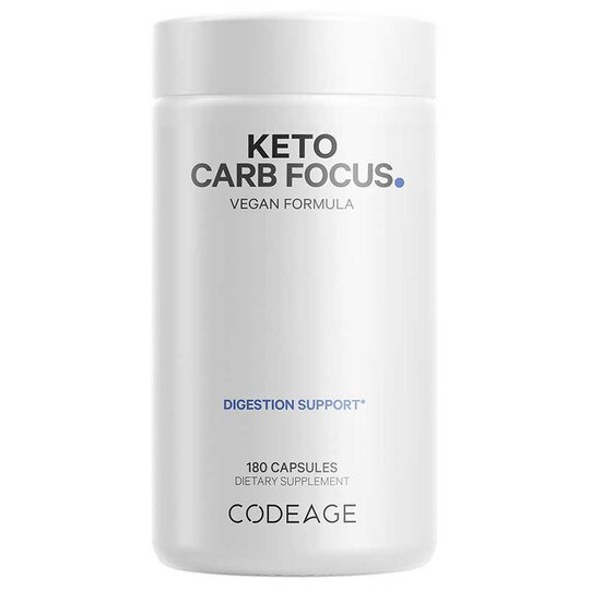 Keto Carb Focus Vegan, 180 Capsules, CDE