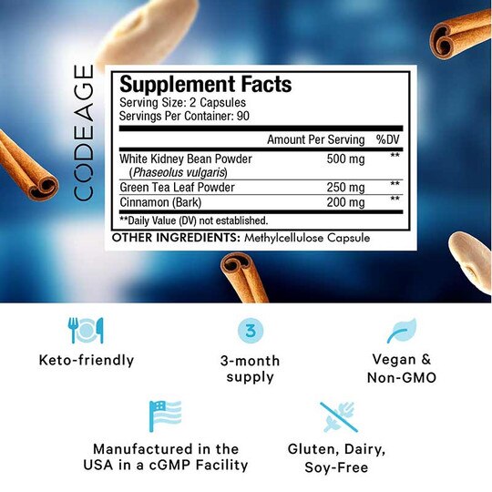 Keto Carb Focus Vegan, 180 Capsules, CDE