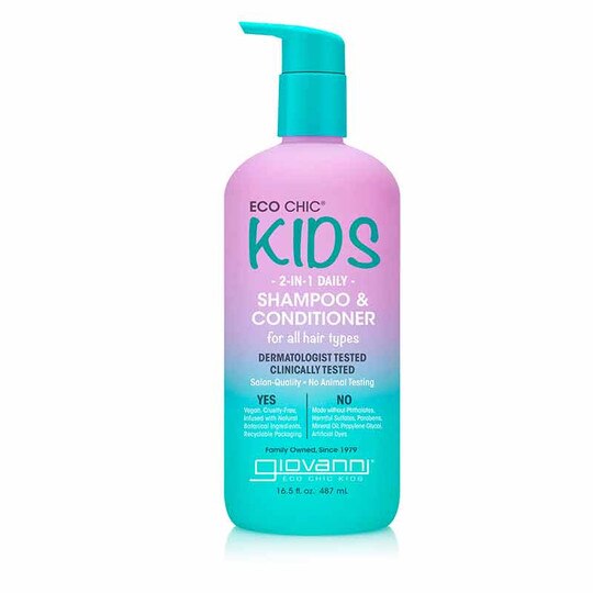Kids 2 in 1 Shampoo & Conditioner, GIO