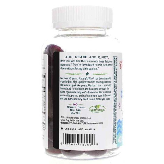 Kids Cool, Calm & Collected Gummies, 40 Gummies, NWA