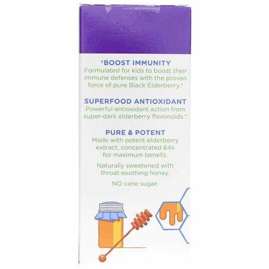 Kids Elderberry Syrup + Honey, 4 Oz, NCH