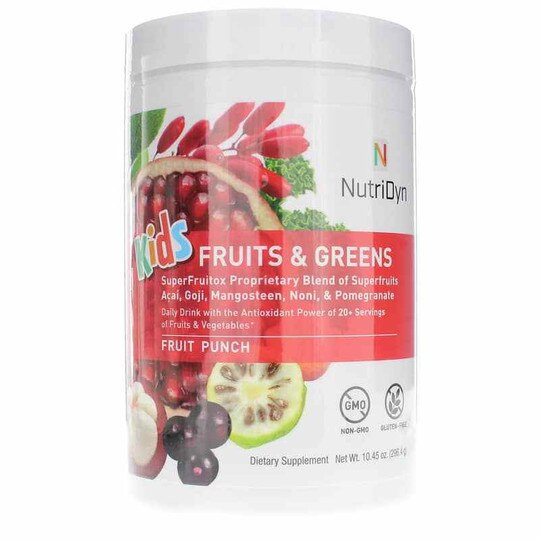 Kids Fruits & Greens Daily Drink Fruit Punch Flavor, 10., ND