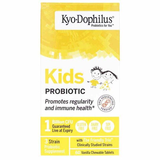 Kids Kyo-Dophilus One Per Day Vanilla Chewable, 60 Tabl, KYO