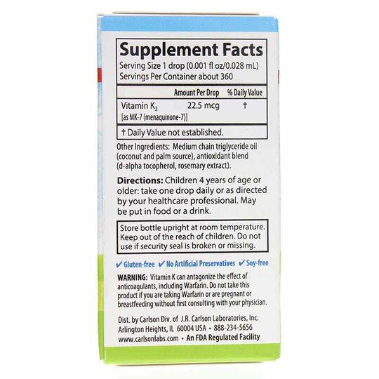 Kid's Super Daily K2, 360 Veg Drops, CL
