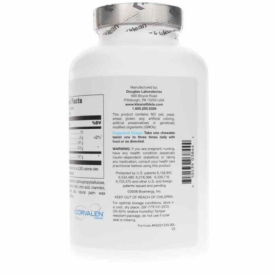 Klean Endurance, 90 Chewable Tablets, KLA