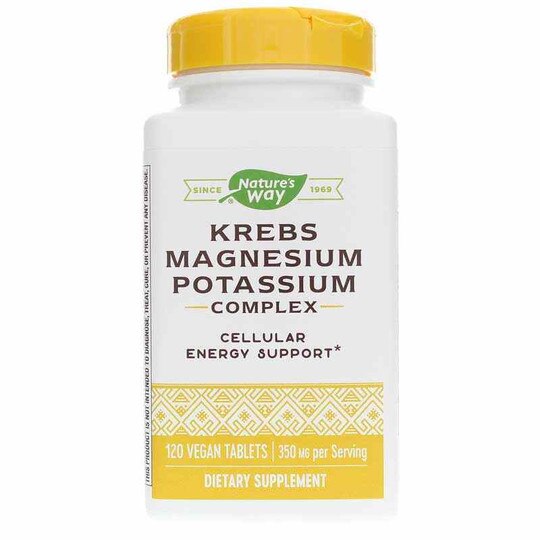 Krebs Magnesium Potassium Complex, 120 Vegan Tablets, NWA