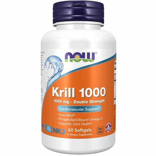 Krill 1000 Mg, 60 Softgels, NOW