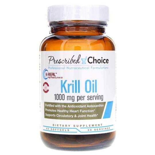 Krill Oil 1000 Mg, 60 Softgels, PRCH