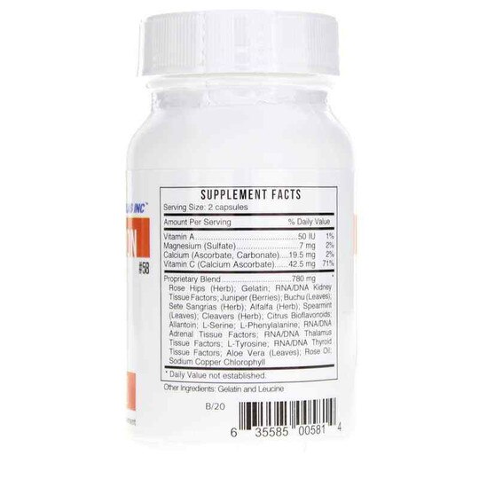 Ks Kidney, 60 Capsules, SSF