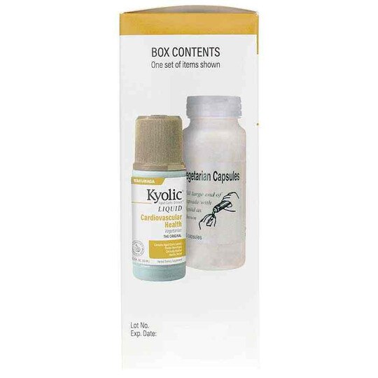 Kyolic Cardiovascular Liquid & Empty Veg Capsules, 2 Oz, KYO