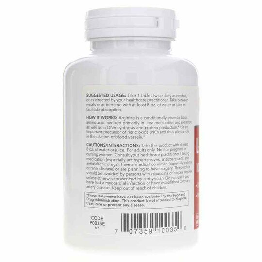 L-Arginine 1000 Mg, 120 Tablets, PFLB