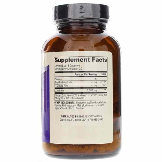L-Arginine Advanced 1000 Mg, 90 Capsules, DRM