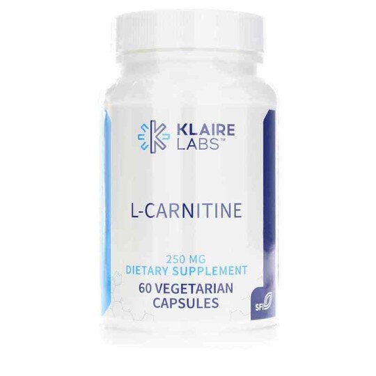 L-Carnitine 250 Mg, 60 Veg Capsules, KL