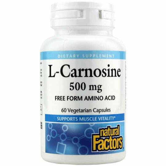 L-Carnosine 500 Mg, 60 Veg Capsules, NF