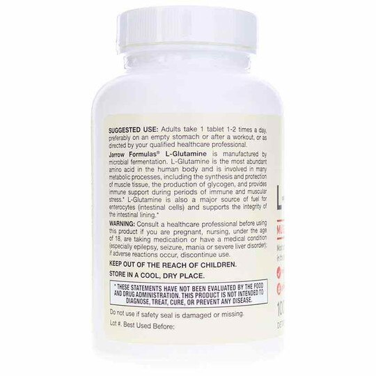 L-Glutamine 1000 Mg, 100 Tablets, JRF